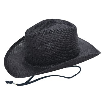 Cowboy hat with cord