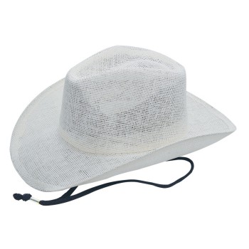 Cowboy hat with cord